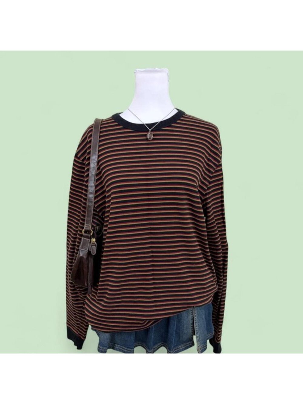 vans striped skater shirt